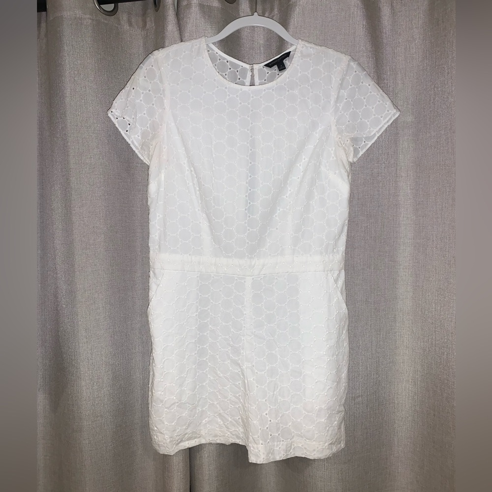 Banana Republic Romper White textured / Graduation / Bride / Shower